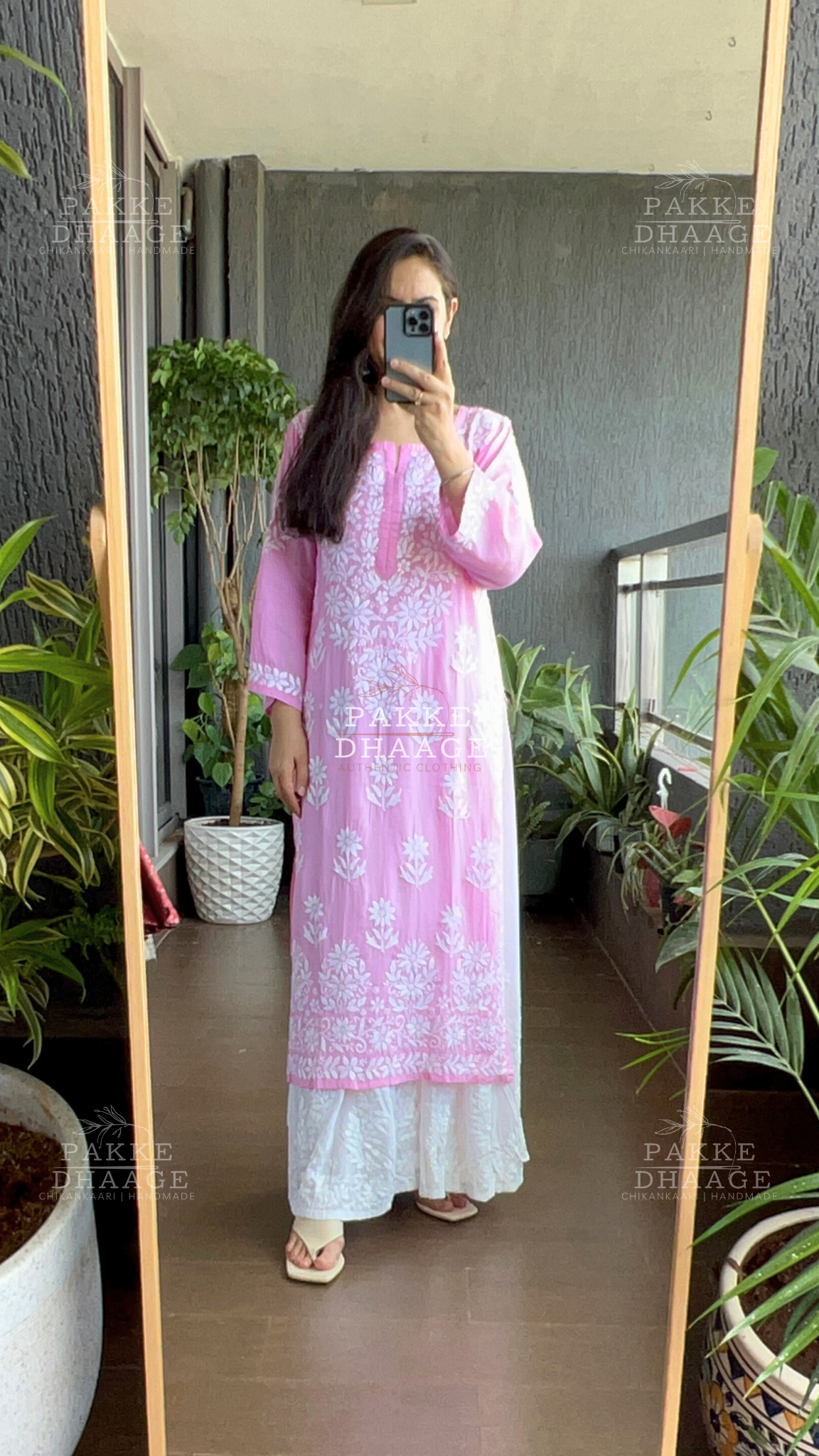 Aaliya Pure Modal Kurta - Bubblegum Pink