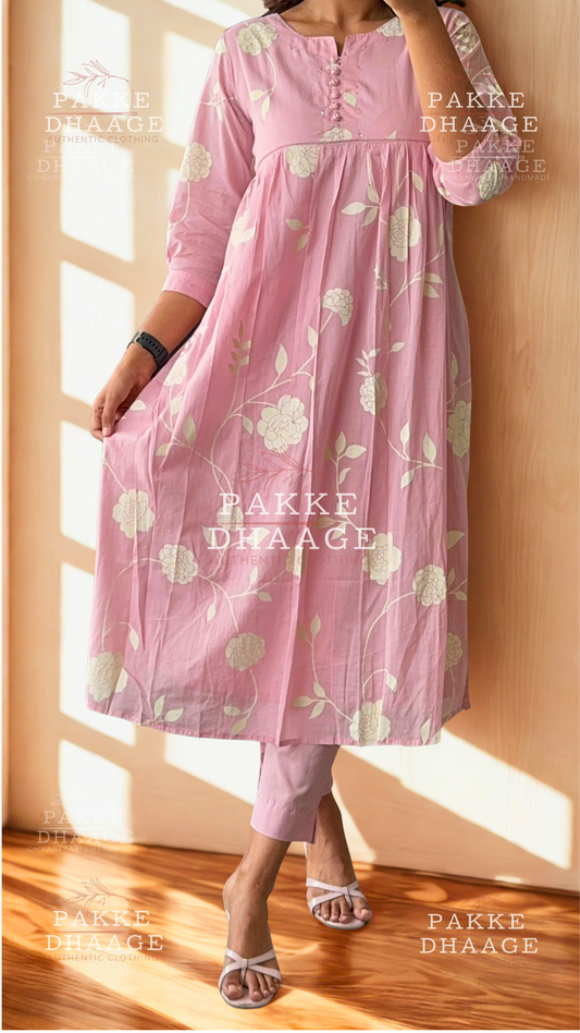 Blossom Tales Co-ord Sets Pastel Pink