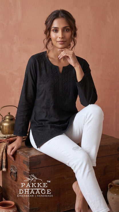 Maahi Pure Mulmul Chikankari Kurtis