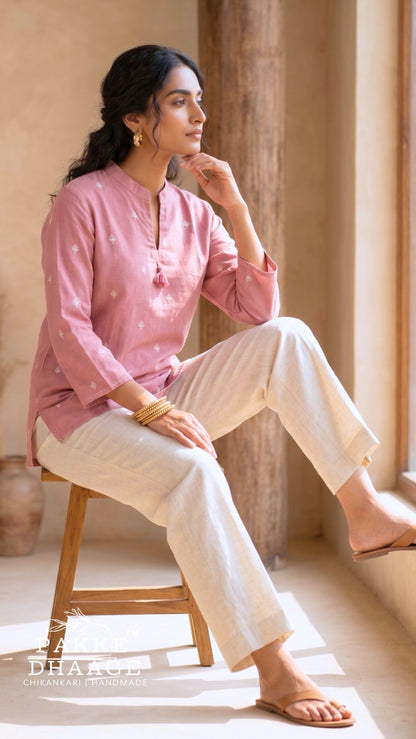 The Lavanya Artisan Tunic | Pakke Dhaage
