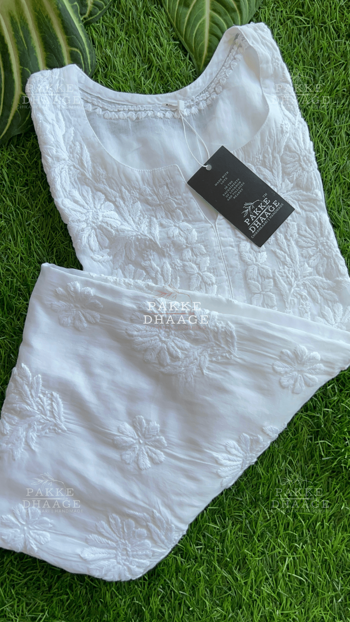 Fida Pure Mulmul Kurta - Classic White