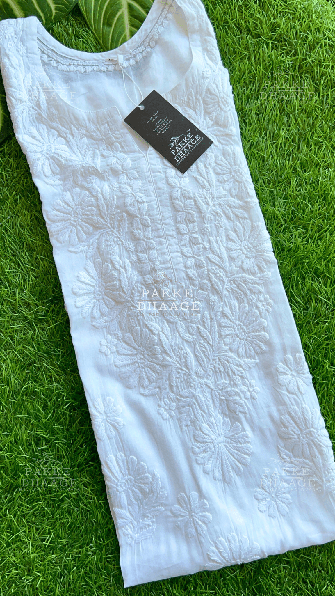 Fida Pure Mulmul Kurta - Classic White
