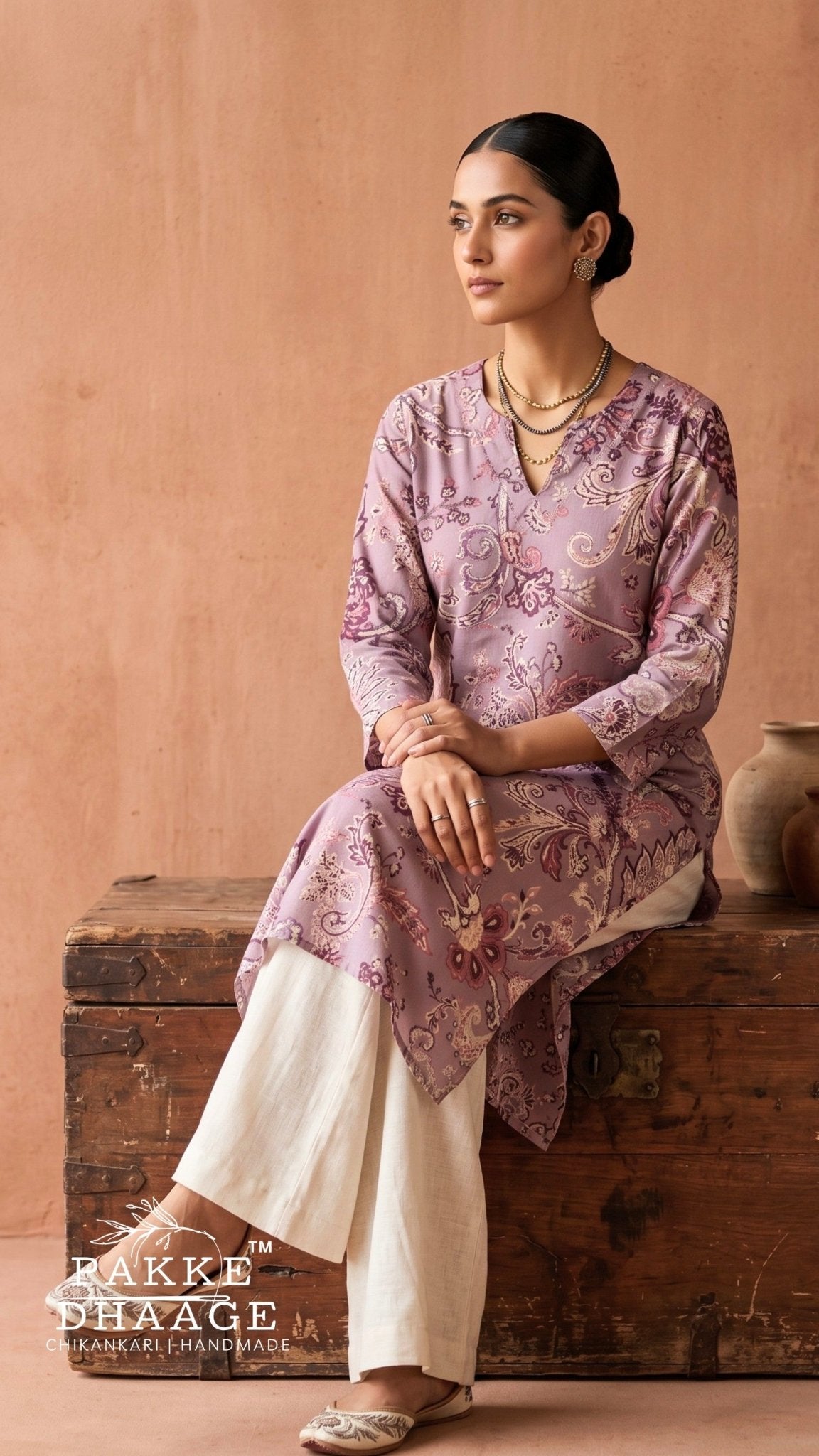 Floral Paisley Kurta