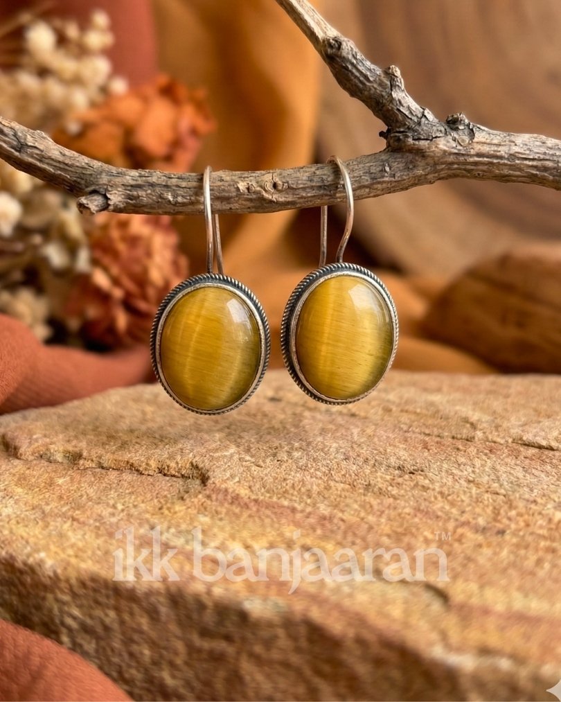 Kasol Cabochons Tiger's Eye Yellow