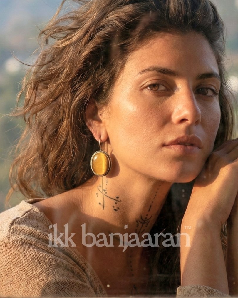 Kasol Cabochons Tiger's Eye Yellow