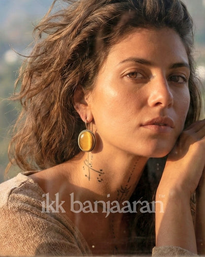 Kasol Cabochons Tiger's Eye Yellow