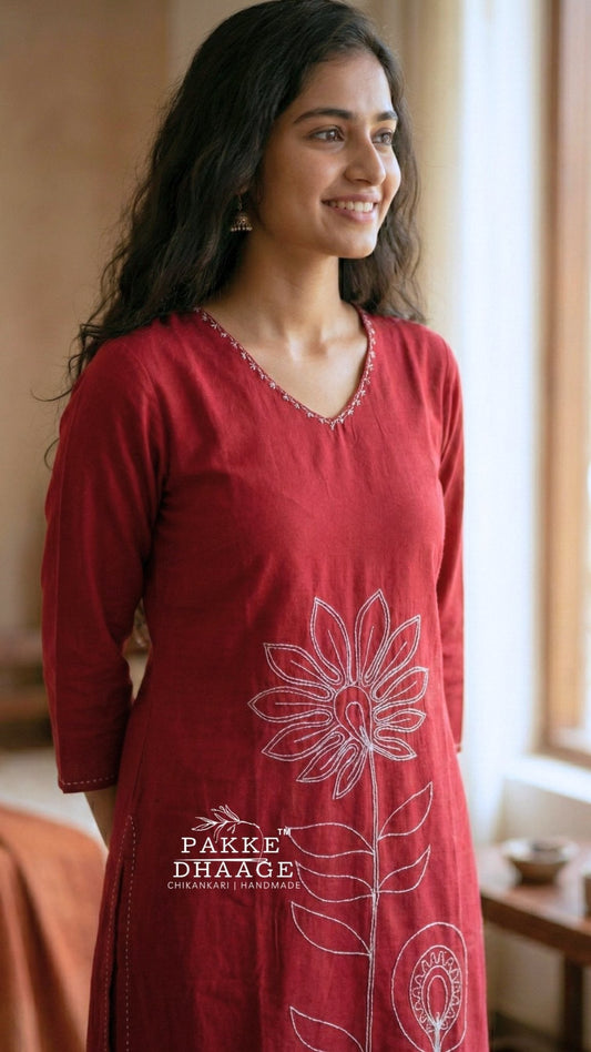 Linea Crimson 2-pc Co-Ord Set