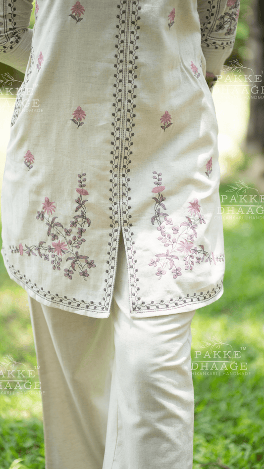 Needle Art Embroidered Co-ord Sets