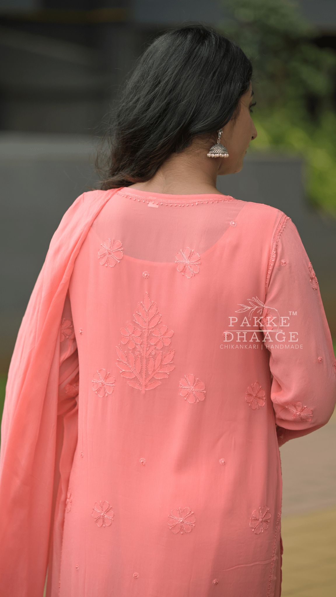 Roohani Pure Viscose Georgette Kurta & Kurta Sets - Morning Mauve