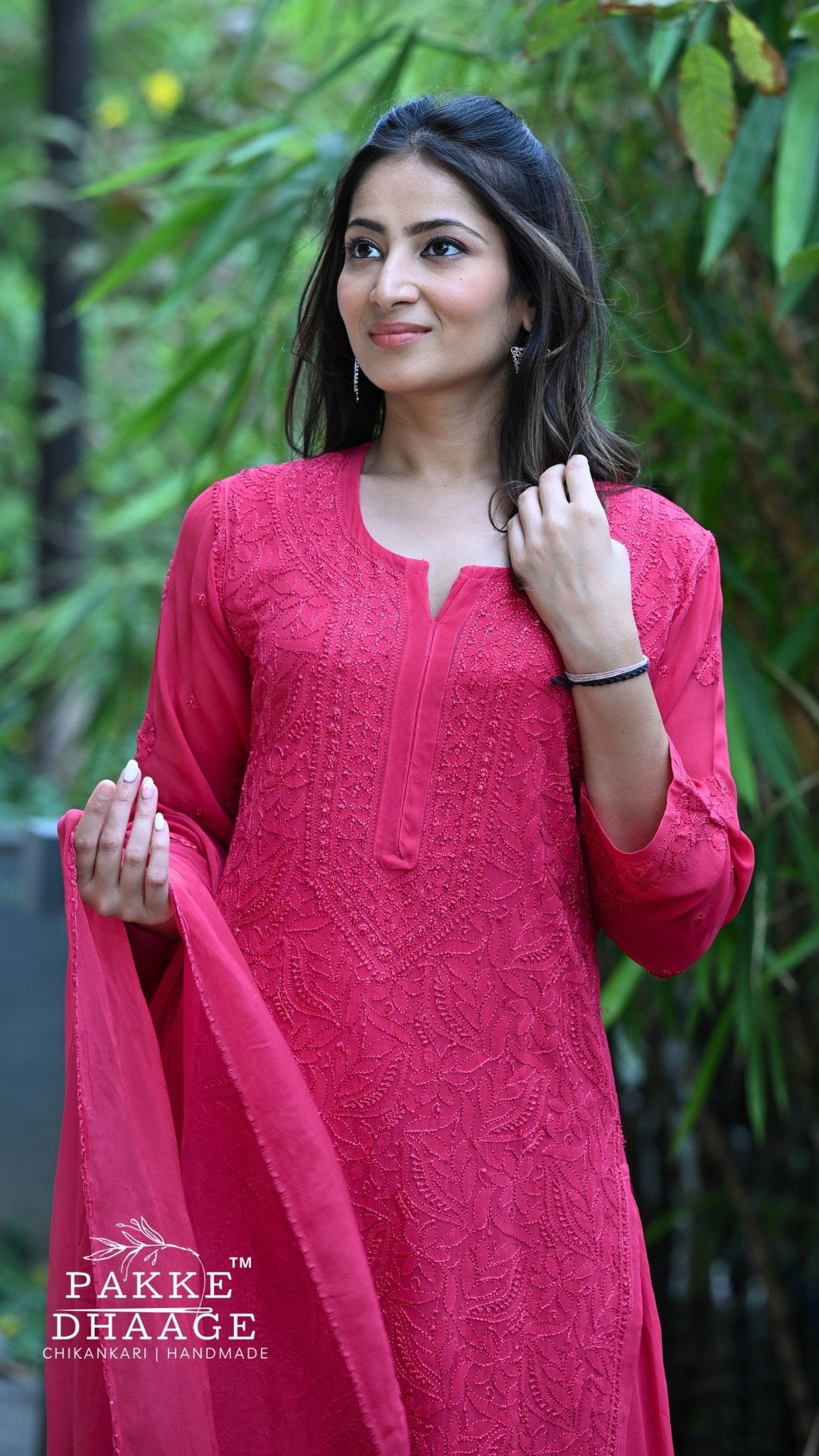 Sahiba Pure Viscose Kurta & Kurta Sets - Caspian Berry