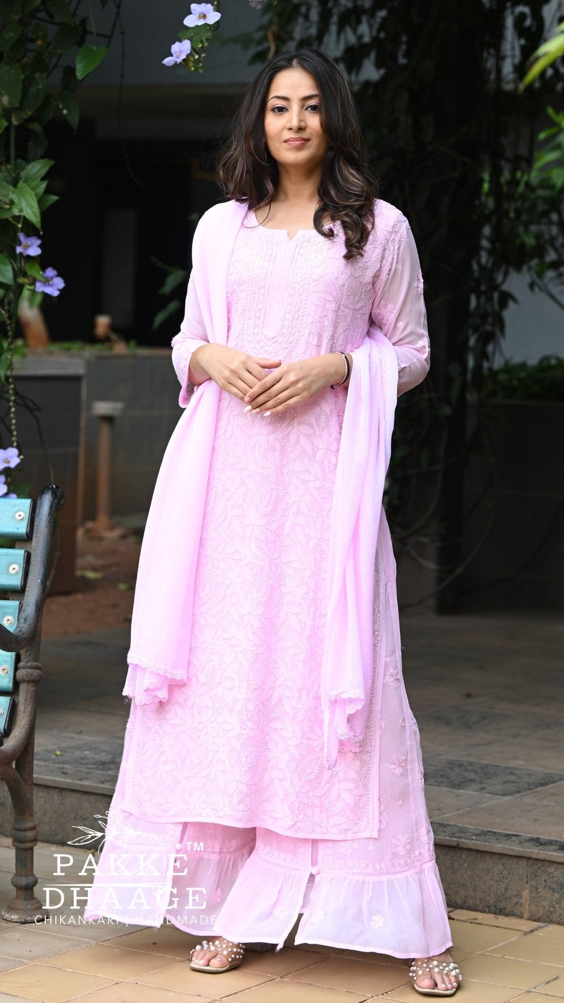 Sahiba Pure Viscose Kurta & Kurta Sets - Classic Pink