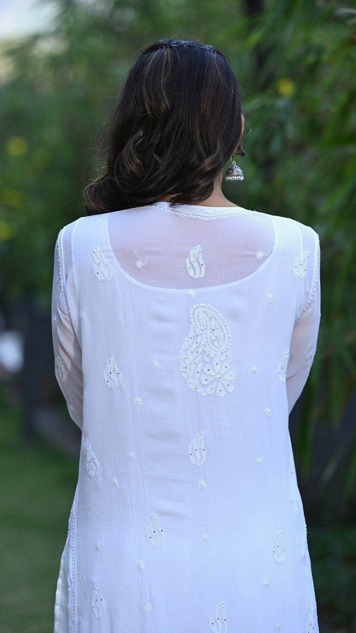 Sahiba Pure Viscose Kurta & Kurta Sets - Classic White