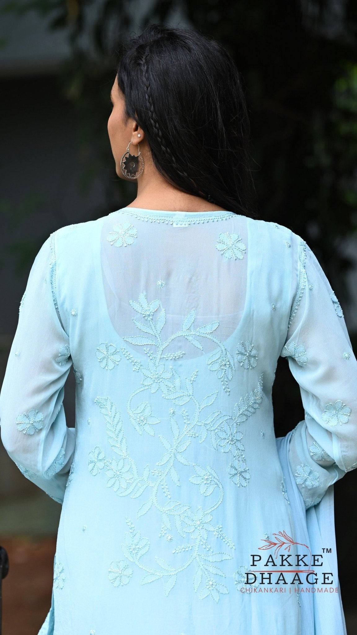 Sahiba Pure Viscose Kurta & Kurta Sets - Glacier Mist