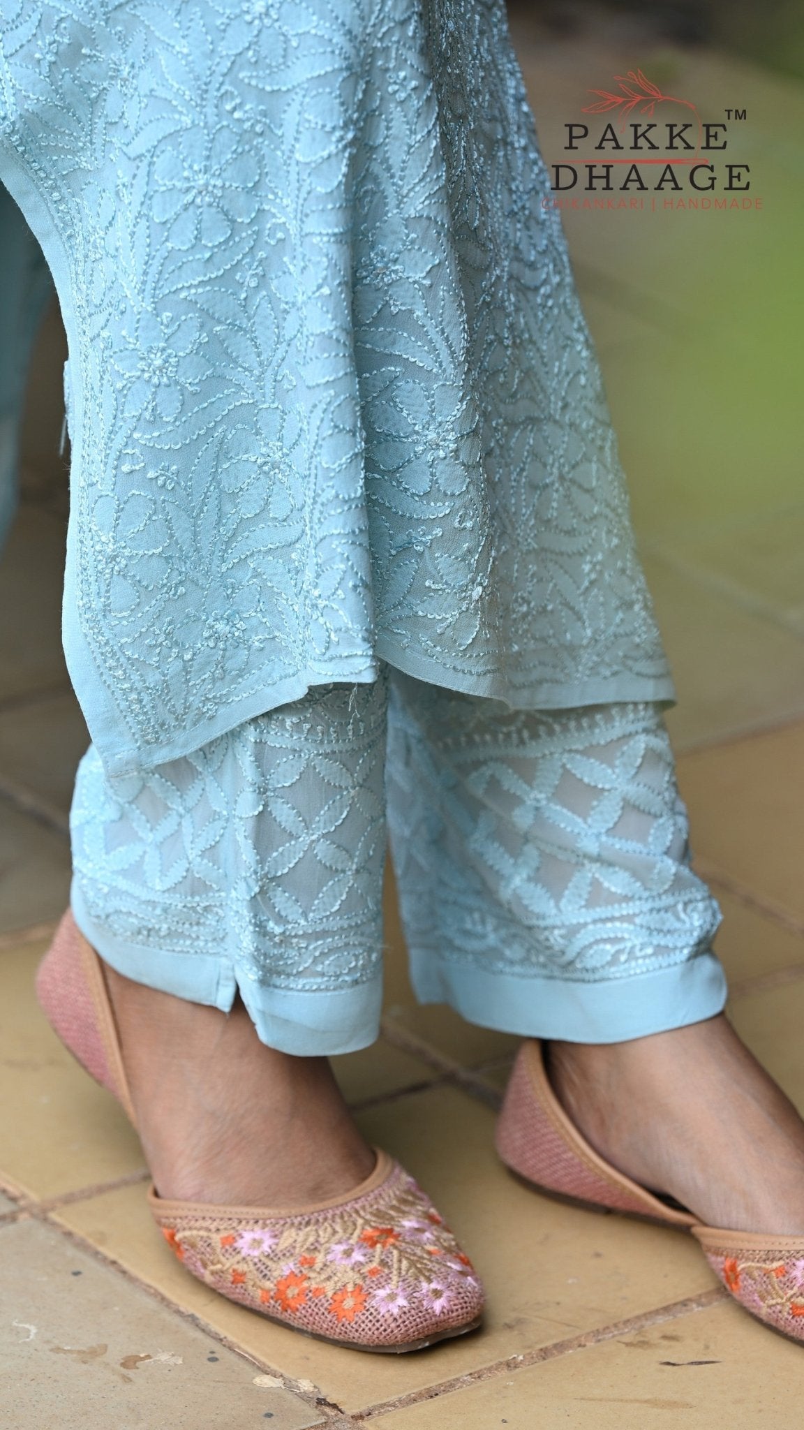Sahiba Pure Viscose Kurta & Kurta Sets - Glacier Mist
