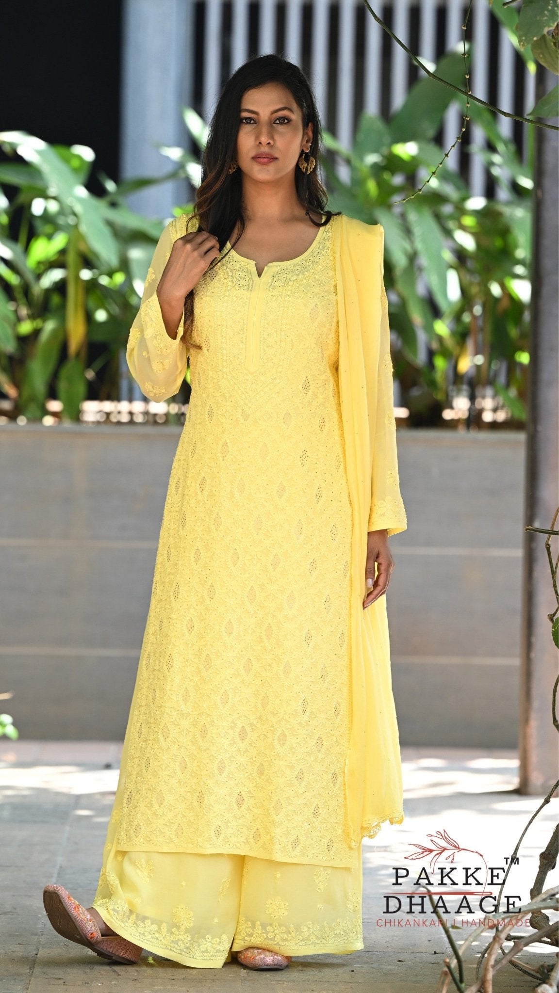 Sahiba Pure Viscose Kurta & Kurta Sets - Turmeric Silk