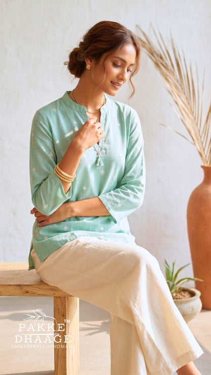 The Lavanya Artisan Tunic | Pakke Dhaage