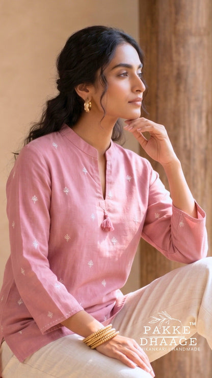 The Lavanya Artisan Tunic | Pakke Dhaage