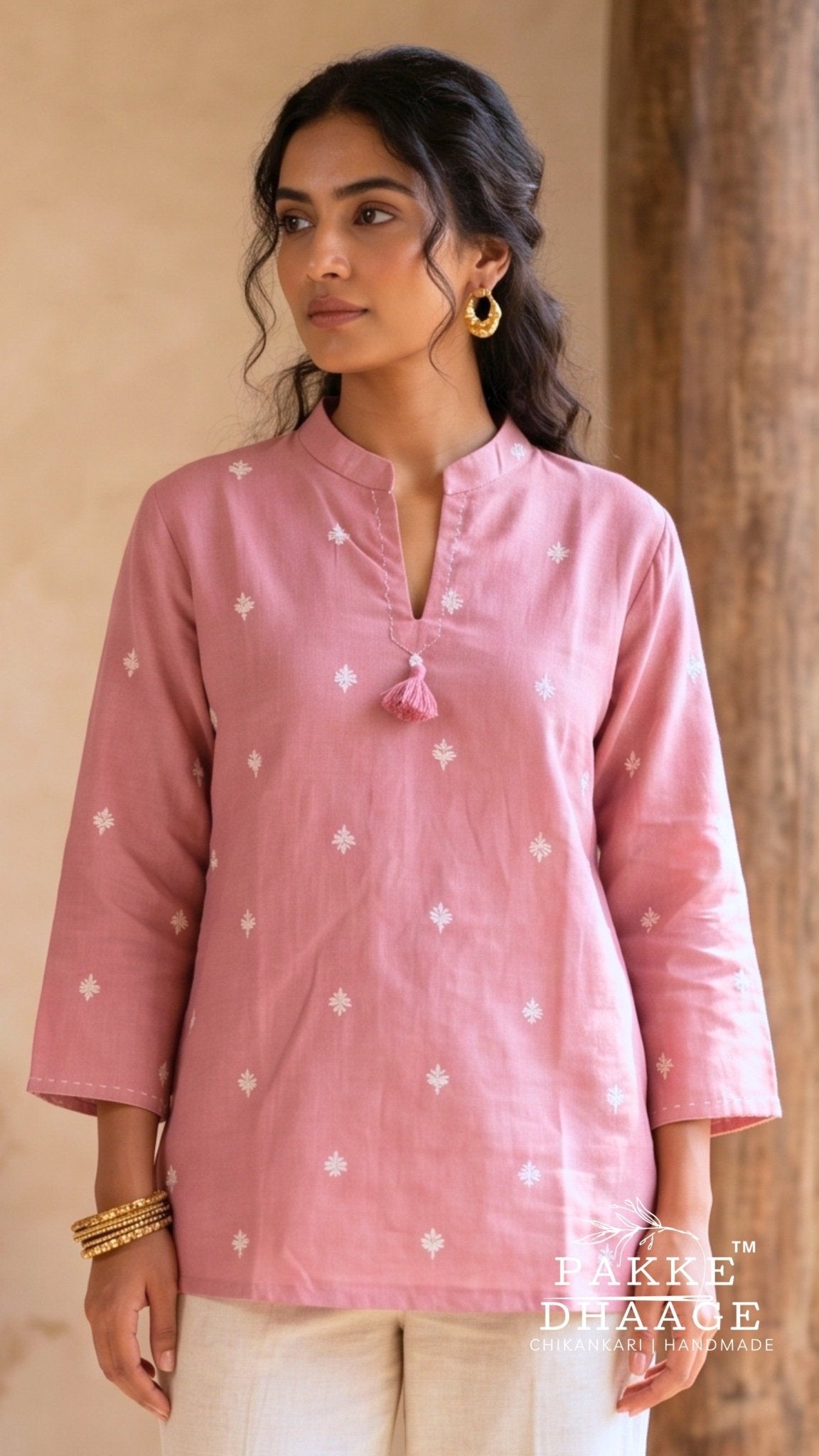 The Lavanya Artisan Tunic | Pakke Dhaage